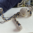 Chanel Square Mini Classic Flap Bag Velvet