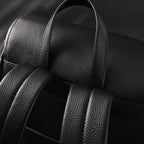 Prada Nylon & Leather Multi-Pocket Backpack – Black