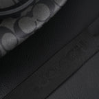 Coach Metropolitan Duffel Bag in Signature Black Canvas
