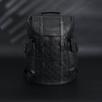Louis Vuitton Christopher PM Backpack Monogram Shadow Black Leather