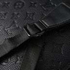 Louis Vuitton Christopher PM Backpack Monogram Shadow Black Leather