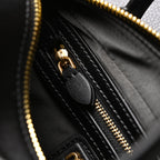 Miu Miu Black Matelassé Leather Satchel Bag – Mini Top Handle