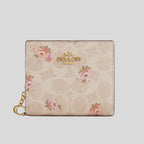 Coach Snap Wallet Floral Print