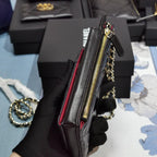 Chanel lambskin phone holder