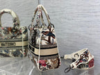 DIOR Jardin d'Hiver Lady D-Lite Bag