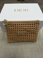 Dior Raffia Solar Pouch Limited Edition